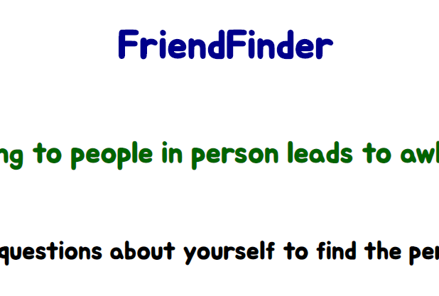 FriendFinder App