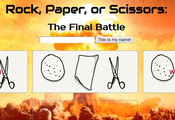 Rock, Paper, Scissors Multiplayer Game